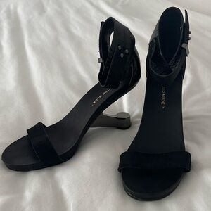 United Nude Black Heeled Sandals
